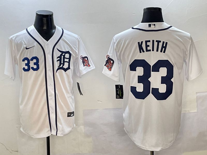 Men Detroit Tigers 33 Keith White Game 2025 Nike MLB Jersey style 2